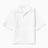 1989 Studio Wihite Striped Bowling Shirt