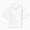 1989 Studio Wihite Striped Bowling Shirt In White