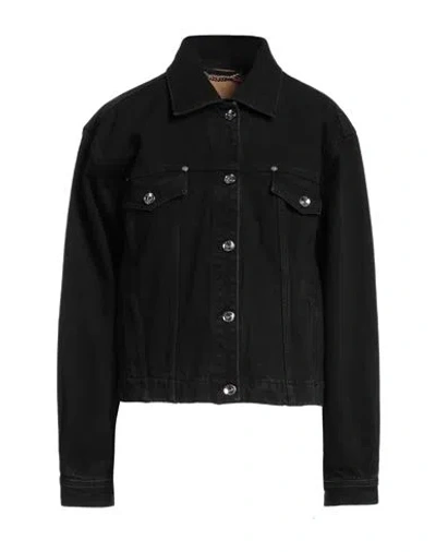 1989 Studio Woman Denim Outerwear Black Size L Cotton