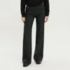1989 Studio High-rise Bell Bottom Trousers With Pockets And Belt Loops In Green