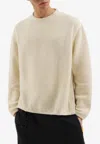 1989 Studio Ribbed Sweater With Slits And Button Detail In Neutral