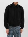 1989 Studio Wool Bomber With Embroidered Back And Pockets In Black