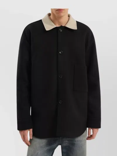 1989 STUDIO WOOL SHIRT JACKET WITH CONTRAST COLLAR