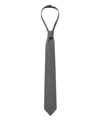 1989 Studio Logo Embroidered Woven Tie In Gray