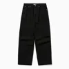 1989 Studio Trousers Denim With Belt Loops Five-pocket Style In Black