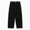 1989 Studio Trousers Denim With Belt Loops Five-pocket Style In Black