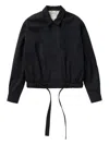 1989 Studio Dark Blue Short Trench Jacket In Blue