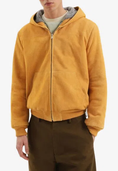 1989 Studio Zip-up Hooded Sweatshirt In Yellow