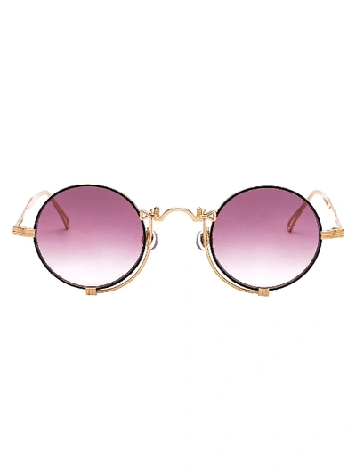 Matsuda Sunglasses In Rosegold/matte Black Pink Grad