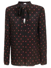 RED VALENTINO HEART BLOUSE,11009893