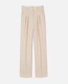 STELLA MCCARTNEY STELLA MCCARTNEY WHITE ARIAH PARK TROUSERS,13361857