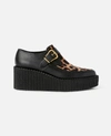 STELLA MCCARTNEY 豹纹 Creeper 厚底鞋,11729501