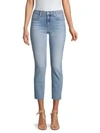 7 FOR ALL MANKIND ROXANNE MID-RISE LUXE ANKLE SKINNY JEANS,0400011362517