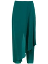 ABRAND A.BRAND CALCA SAIA IRREGULAR - VERDE JADE - GREEN