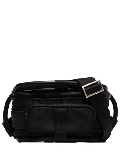 Y/project Leather-trimmed Belt Bag - 黑色 In Black