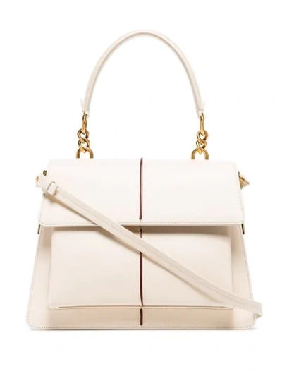 Marni Attaché Tote Bag In White