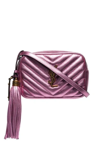 Saint Laurent Lou Belt Bag In 5901 Pink