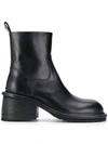 ANN DEMEULEMEESTER chunky ankle boots