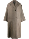 ERIKA CAVALLINI OVERSIZED WOOL COAT