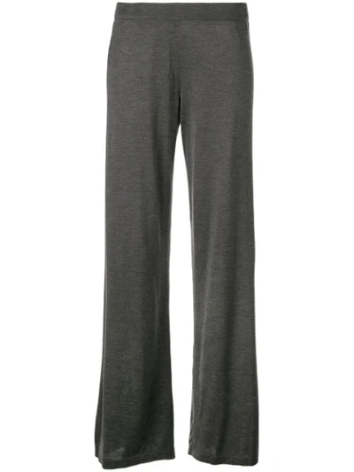 The Row Wide Leg Trousers - 灰色 In Grey