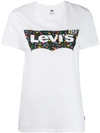 LEVI'S FLORAL LOGO PRINT T-SHIRT