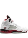 Jordan Air  5 Retro Sneakers In White