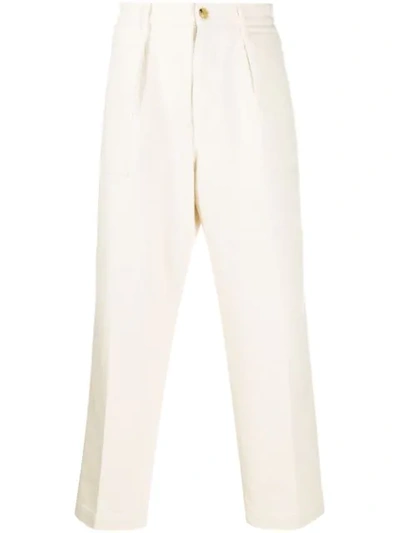 Woolrich Straight-leg Trousers In Neutrals