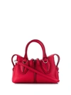 TOD'S TOD'S TOP ZIPPED TOTE - 红色