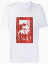 Neil Barrett Contrast Print T-shirt In White