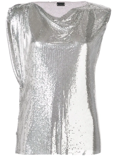 Paco Rabanne Top Tank Top Clothing In Grey