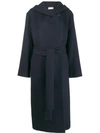 THE ROW BELTED HOODED COAT
