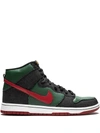 Nike Dunk High Premium Sb Sneakers In Green