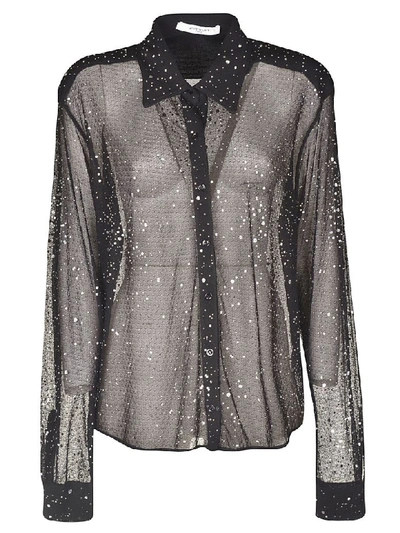 Givenchy Buttoned Top In Black
