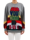 STELLA MCCARTNEY SWEATER ALL YOU NEED IS LOVE,11008398