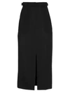 FENDI Wool Gabardine Pencil Skirt