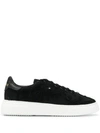 BY WALID TWO TONE LOW TOP SNEAKERS
