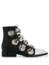 GIVENCHY GIVENCHY MULTI-STRAP ANKLE BOOTS - 黑色