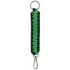 BOTTEGA VENETA BOTTEGA VENETA GREEN AND BLACK KNOTTED ROPE KEYCHAIN