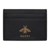 GUCCI GUCCI BLACK BEE CARD HOLDER