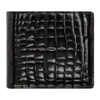 MAISON MARGIELA MAISON MARGIELA BLACK CROC BIFOLD WALLET