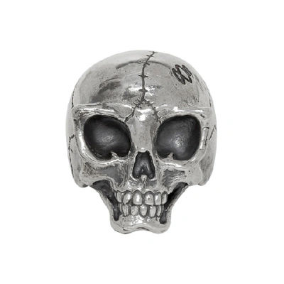 Yohji Yamamoto 银色 Alien Skull 戒指 In Sil 950