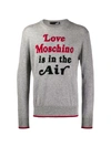 LOVE MOSCHINO QUOTE PRINT jumper,MSG5210X123614219429