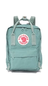 Fjall Raven Vinylon Kanken Mini Backpack In Light Blue