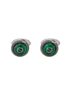 GUCCI INTERLOCKING G SNAKE-EFFECT CUFFLINKS