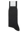 Falke No. 6 Wool And Silk-blend Socks In Anthra.mel