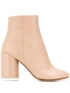 MM6 MAISON MARGIELA BLOCK HEEL ANKLE BOOTS