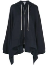 LOEWE LOEWE OVERSIZED ZIP-UP HOODIE - 蓝色