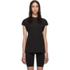 WONE BLACK CUT OFF T-SHIRT