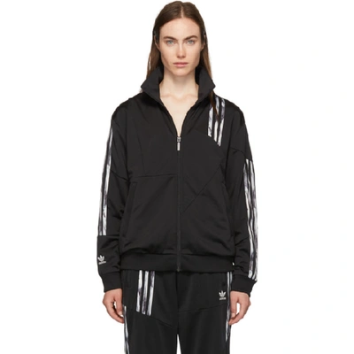 Adidas Originals By Danielle Cathari Black Firebird Track Jacket In 095a Black