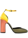 FABRIZIO VITI COLOUR BLOCK SANDALS